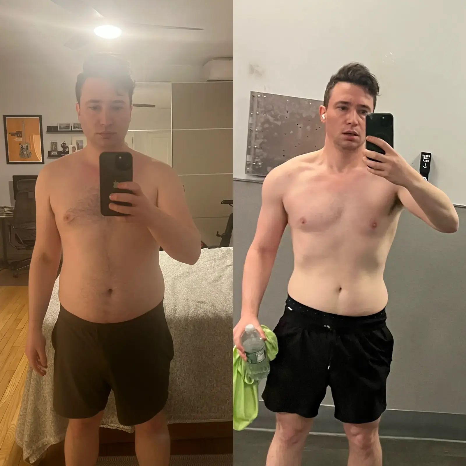 BUF Personal Training client transformation — before and after